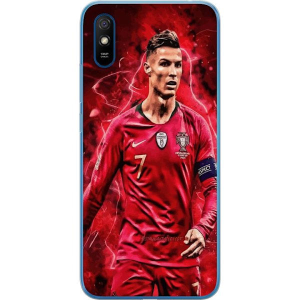 Xiaomi Redmi 9A Genomskinligt Skal Ronaldo Skills – CR7 Design för Äkta Supporters