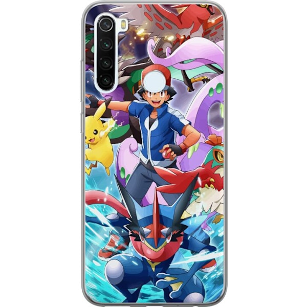 Xiaomi Redmi Note 8 Gennemsigtig cover Pokemon