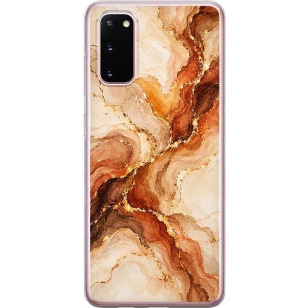 Kompatibelt Mobilskal till Samsung Galaxy S20 Höstagat beige