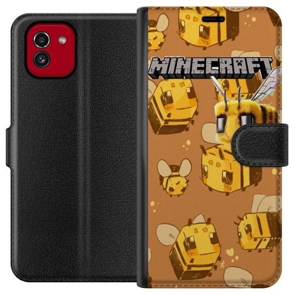 Samsung Galaxy A03 Lompakkokotelo Minecraft Bi