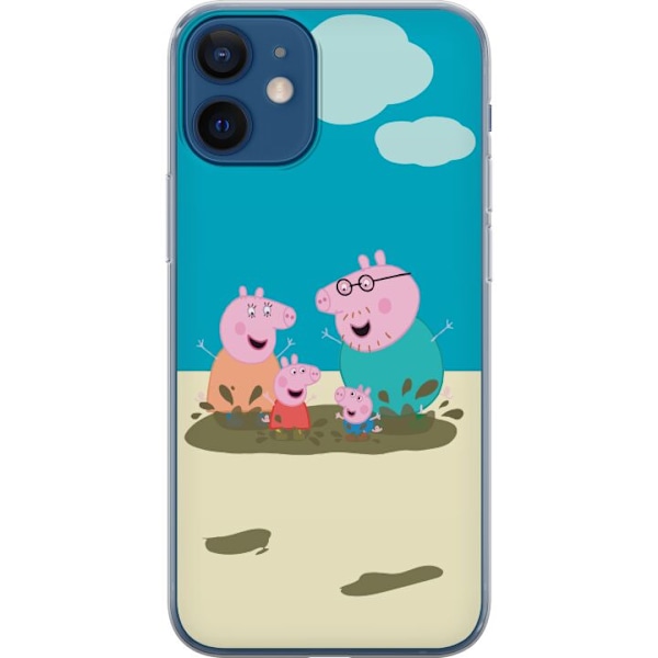 Apple iPhone 12  Gennemsigtig cover Greta Gris Familie Georg M