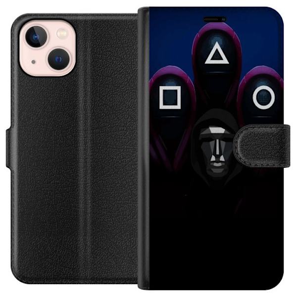Apple iPhone 13 Lompakkokotelo Squid Game Kausi 3 Uudet Ikoni Suosittu Sarja TV Motiivi Aasialainen Draama Trendikäs Graafinen Suunnittelu
