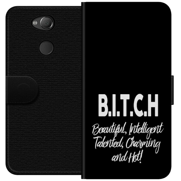 Sony Xperia XA2 Tegnebogsetui Tekst