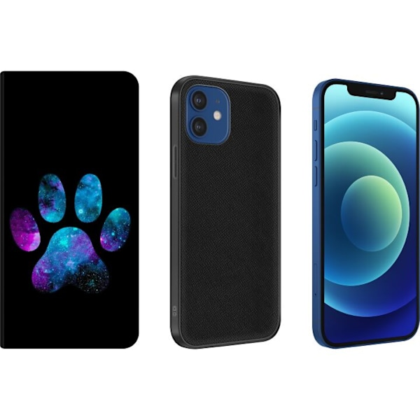 Apple iPhone 12  Tegnebogsetui Galakse Klø