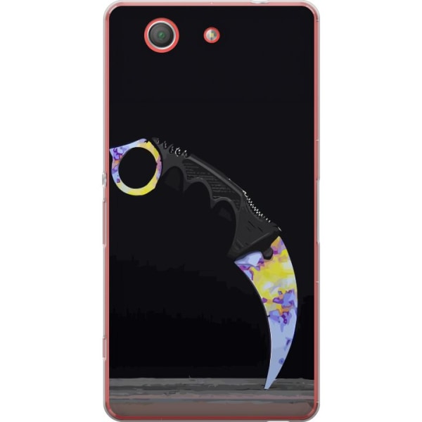 Sony Xperia Z3 Compact Gennemsigtig cover Karambit / Butterfly