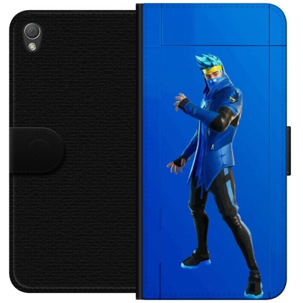 Sony Xperia Z3 Lompakkokotelo Fortnite - Ninja Blue