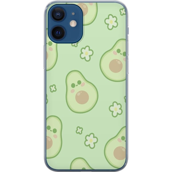 Apple iPhone 12  Läpinäkyvä kuori Avokado Makea