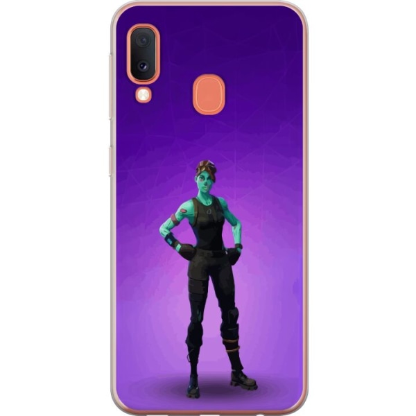 Samsung Galaxy A20e Gennemsigtig cover Fortnite - Ghoul Troope