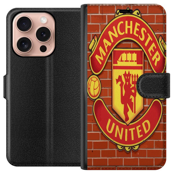 Apple iPhone 16 Pro Lommeboketui Manchester United F.C.