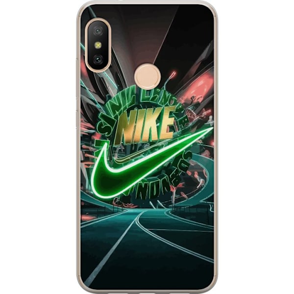 Xiaomi Redmi 6 Pro Gennemsigtig cover Nike