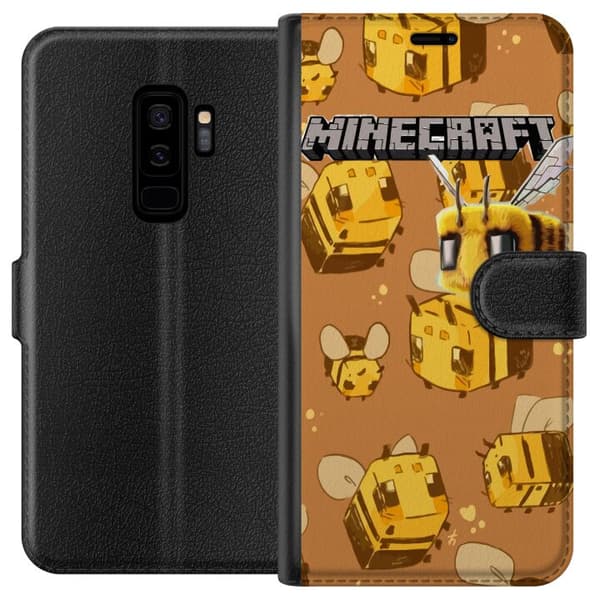 Kompatibel Tegnebogsetui til Samsung Galaxy S9+ Minecraft Bi