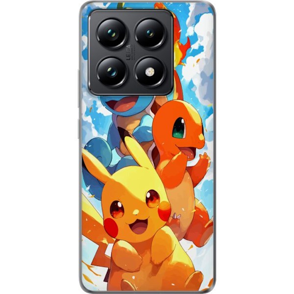 Xiaomi 14T Läpinäkyvä kuori Pocket Creatures - innoittanut