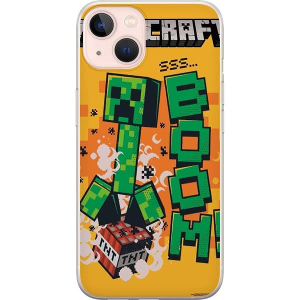 Kompatibel Mobilcover til Apple iPhone 13 Minecraft Boom