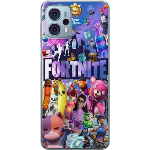 Motorola Moto G23 Gennemsigtig cover Fortnite Skins Emotes Bat
