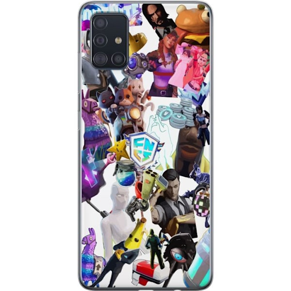 Samsung Galaxy A51 Gennemsigtig cover Fortnite