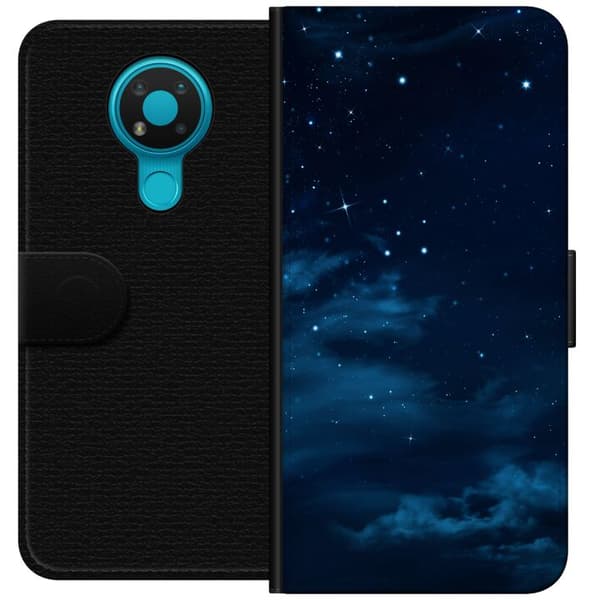 Kompatibelt Lommeboketui til Nokia 3.4 Himmelen