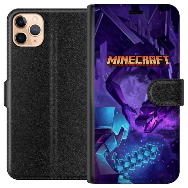 Apple iPhone 11 Pro Max Plånboksfodral Minecraft