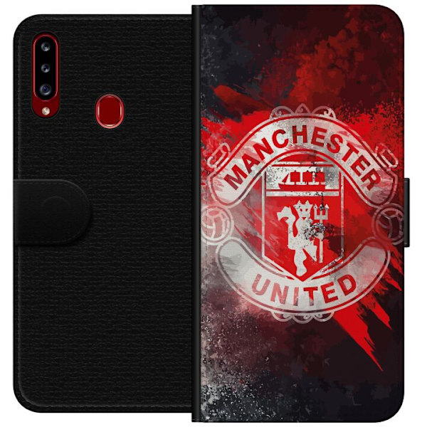 Samsung Galaxy A20s Plånboksfodral Manchester United F.C.