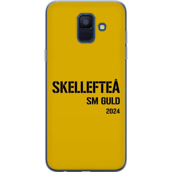 Samsung Galaxy A6 (2018) Gennemsigtig cover Skellefteå SM GUL