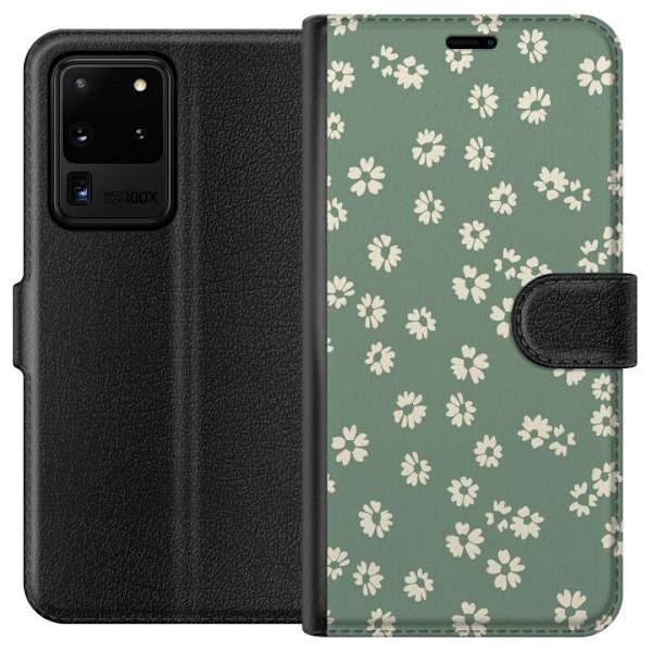 Samsung Galaxy S20 Ultra Plånboksfodral Blomsterdröm – färgglatt blommönster
