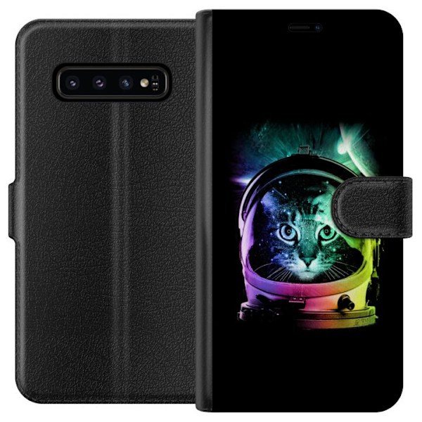 Samsung Galaxy S10 Tegnebogsetui Rum Kat