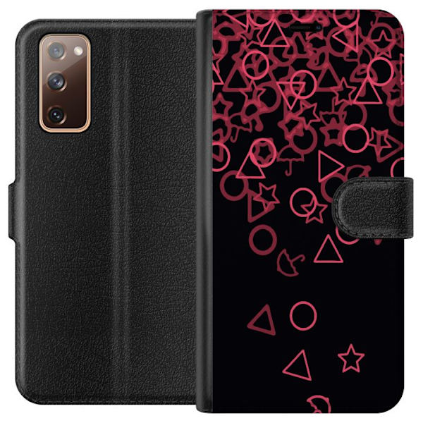 Samsung Galaxy S20 FE Tegnebogsetui Squid Game Ikoner Serie Design Populært TV Spil Ikoner Grafisk Motiv Asiatisk Trend Dramaserie