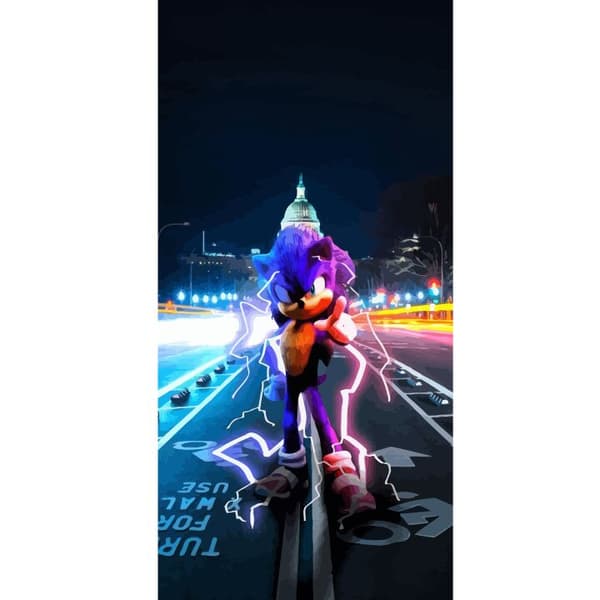 Kompatibel Tegnebogsetui til Apple iPhone 13 Pro Sonic the Hedgehog