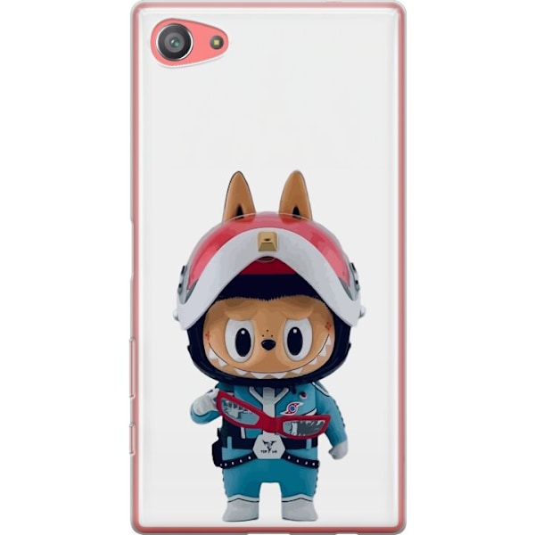 Sony Xperia Z5 Compact Läpinäkyvä kuori How2work Labubu hirviöt x Ultraman Blue -hahmo