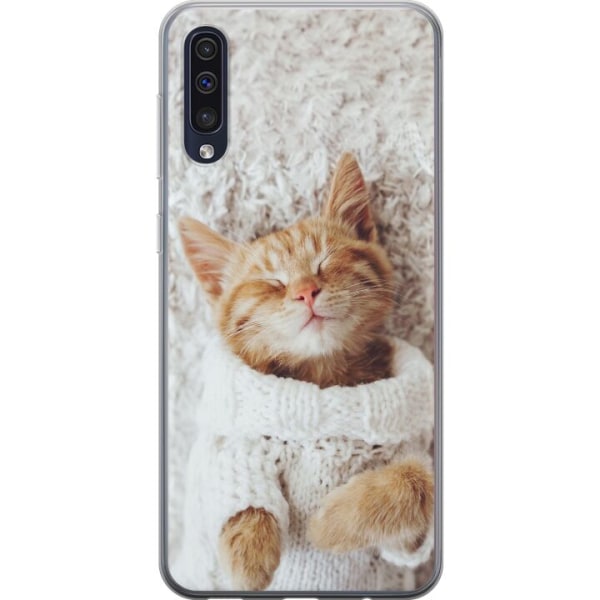 Samsung Galaxy A50 Cover / Mobilcover - Kitty Sweater