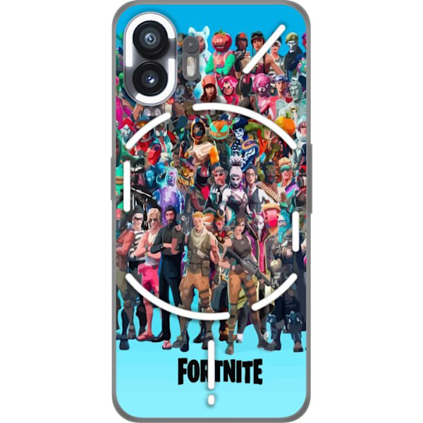 Nothing Phone (2) Gennemsigtig cover Fortnite