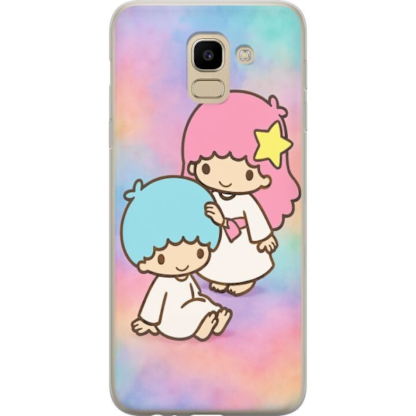 Samsung Galaxy J6 Gennemsigtig cover Kawaii Sanrio Kiki Lola Little Twin Stars
