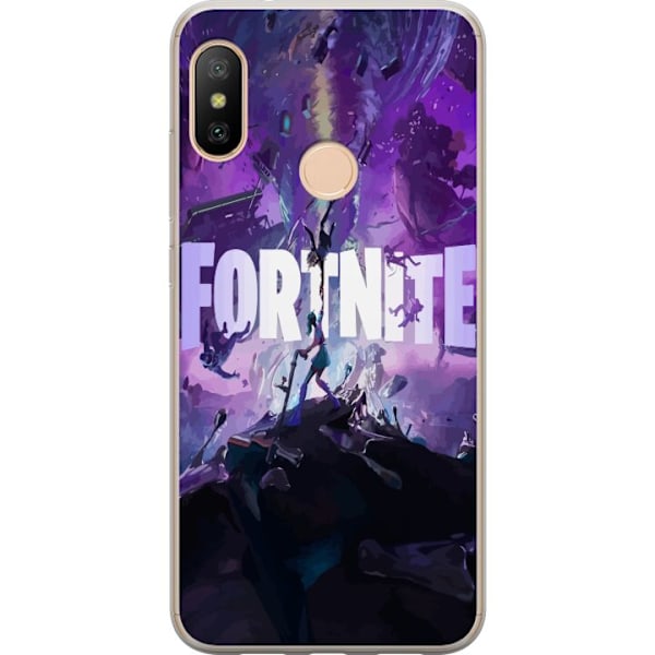 Xiaomi Redmi 6 Pro Gjennomsiktig deksel Fortnite