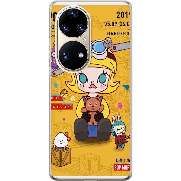 Huawei P50 Pro Genomskinligt Skal Toy Factory Pop Mart