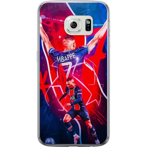 Samsung Galaxy S6 edge Läpinäkyvä kuori Kylian Mbappé