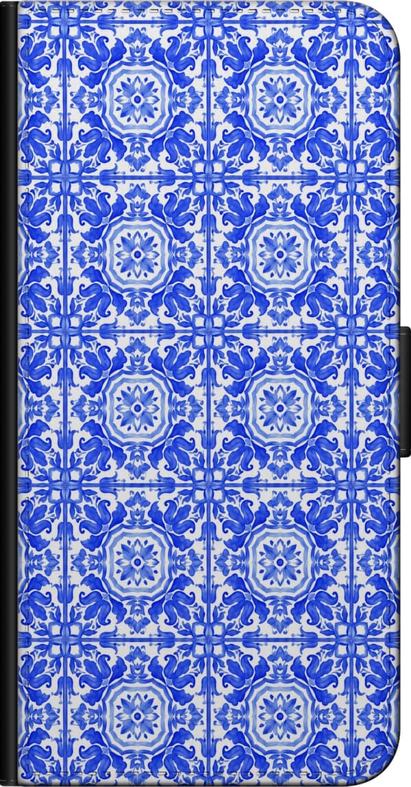 Kompatibelt Plånboksfodral till Xiaomi Redmi Note 9 Pro Blå mosaik blå