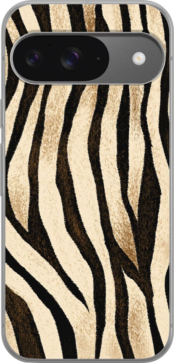 Kompatibelt Mobildeksel til Google Pixel 9 Pro Beige sandsebra beige