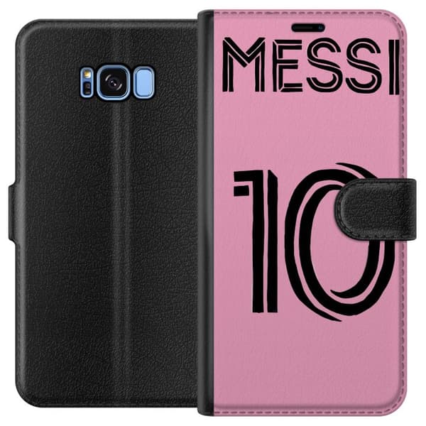 Kompatibelt Plånboksfodral till Samsung Galaxy S8 Lionel Messi (Inter Miami CF)