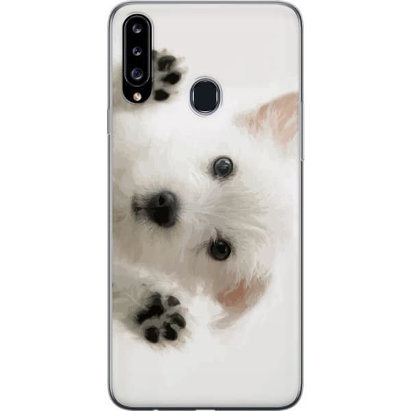 Kompatibelt Mobilskal till Samsung Galaxy A20s Hund
