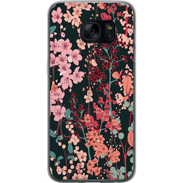 Samsung Galaxy S7 Läpinäkyvä kuori Kasvimaan Retro