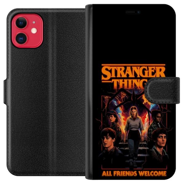 Kompatibel Tegnebogsetui til Apple iPhone 11 Stranger Things Netflix serie sci fi mysterium