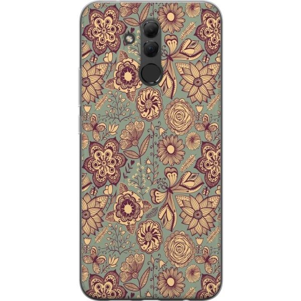 Huawei Mate 20 lite Cover / Mobilcover - Vintage Blomster
