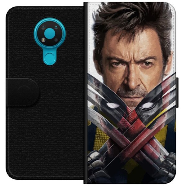 Nokia 3.4 Lommeboketui Deadpool & Wolverine