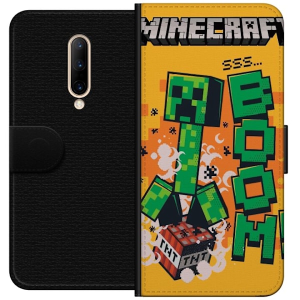 OnePlus 7 Pro Tegnebogsetui Minecraft Boom