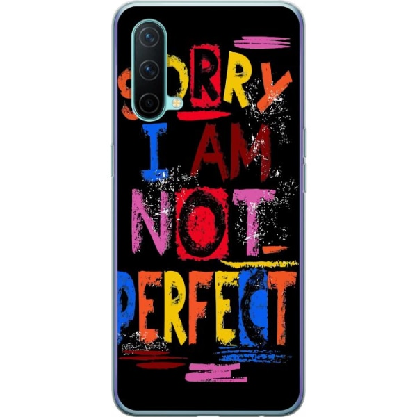 OnePlus Nord CE 5G Gennemsigtig cover Sorry