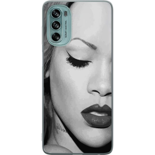 Motorola Moto G62 5G Läpinäkyvä kuori Rihanna – Aesthetic Edit 2025