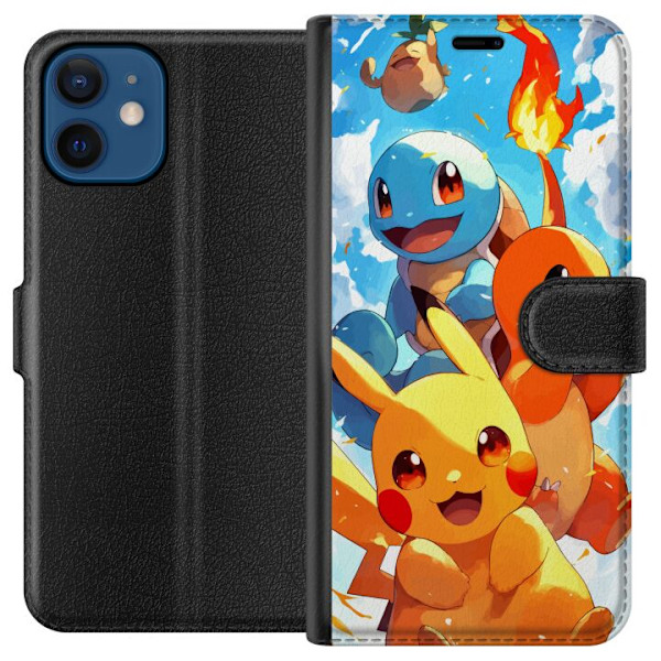 Apple iPhone 12  Lompakkokotelo Pocket Creatures - innoittanut