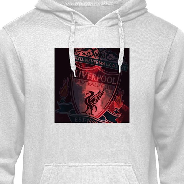 Hoodie för Vuxen | Bekväm Huvtröja Liverpool grå M