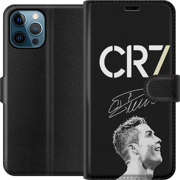 Kompatibel Tegnebogsetui til Apple iPhone 12 Pro Max CR7 Ronaldo
