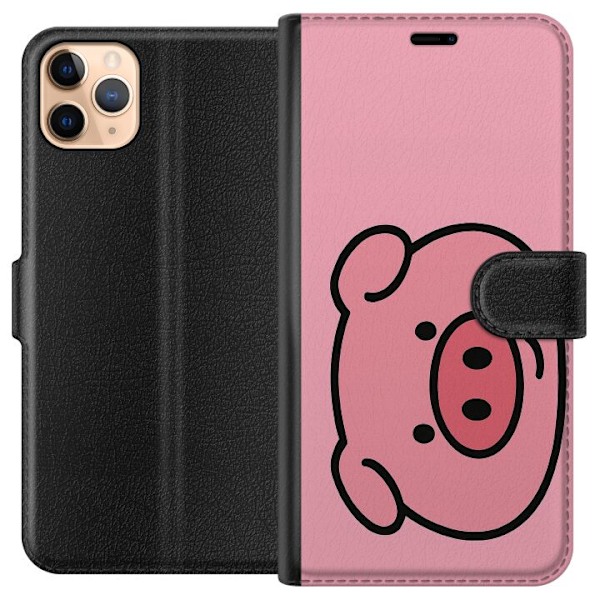 Apple iPhone 11 Pro Max Tegnebogsetui Kawaii Piggy