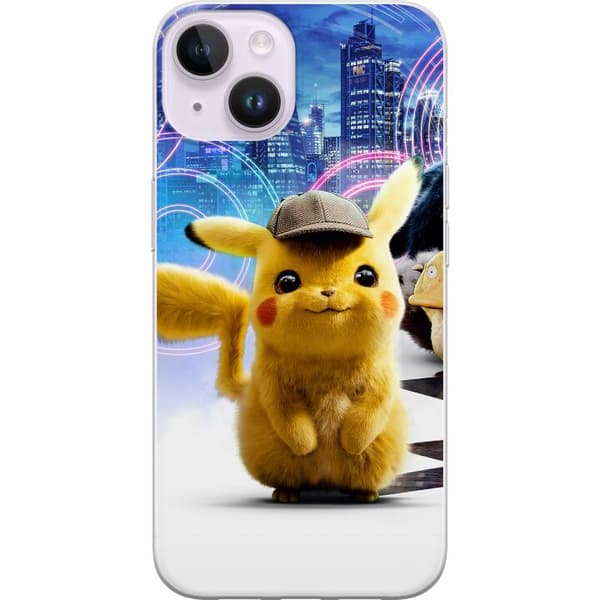 Kompatibelt Mobildeksel til Apple iPhone 14 Etterforsker Pikachu